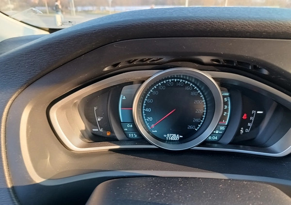 Volvo V40 cena 44500 przebieg: 116000, rok produkcji 2014 z Inowrocław małe 67